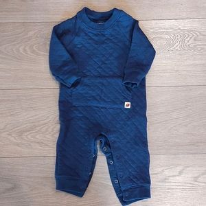 5/$25 Carter's Navy Quilted One-piece - 9 months
